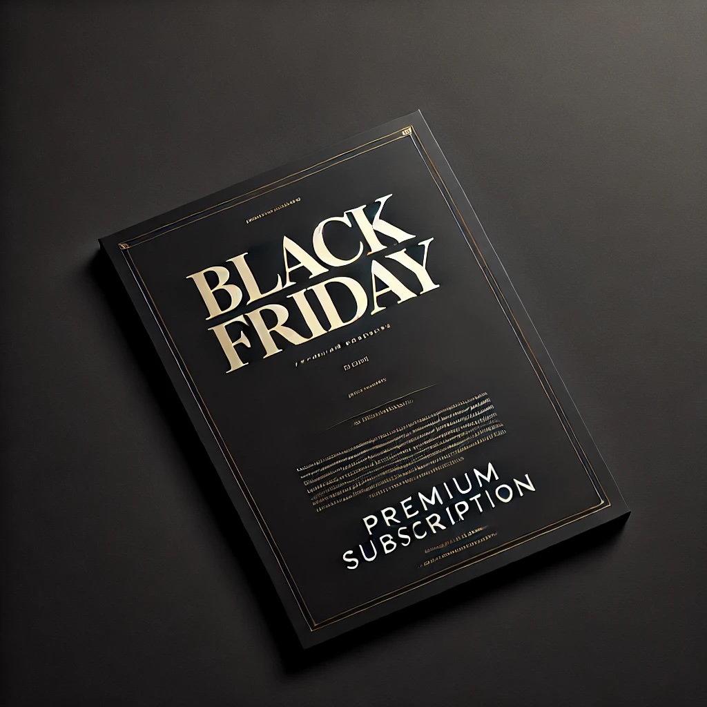 Black Friday: Exclusive Discounts on Premium Subscription!